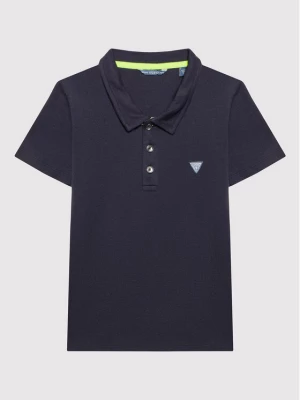 Guess Polo L2GP02 KAPY0 Granatowy Regular Fit