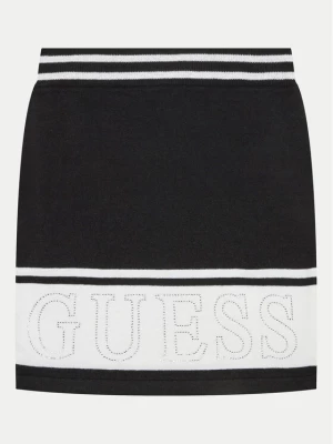 Guess Spódnica J4YD05 Z3GW0spó Czarny Regular Fit