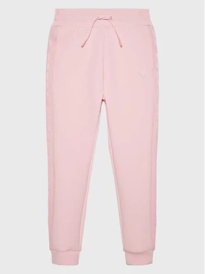 Guess Spodnie dresowe J2YQ24 FL03S Różowy Relaxed Fit