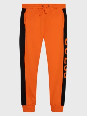 Guess Spodnie dresowe L3RQ24 KA6R3 Pomarańczowy Regular Fit