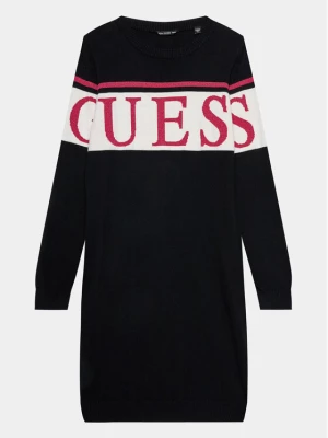 Guess Sukienka dzianinowa J3BK16 Z38B0 Czarny Regular Fit