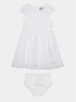 Guess Sukienka elegancka A4RK01 WFYM0 Biały Regular Fit