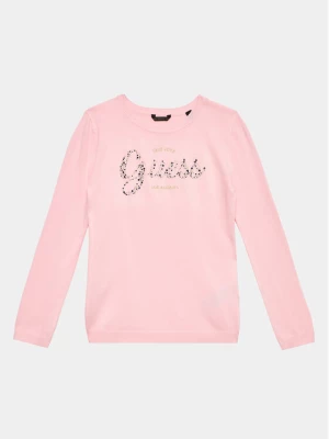 Guess Sweter J3YR05 Z2NQ2 Różowy Regular Fit