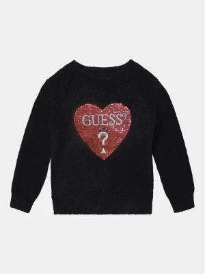 Guess Sweter K3BR02 Z2YA0 Czarny Regular Fit