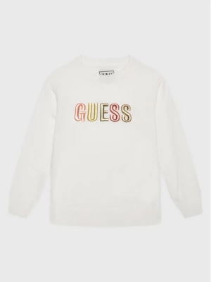 Guess Sweter K3GR00 Z36I0 Biały Regular Fit