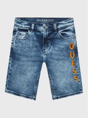 Guess Szorty jeansowe L3GD13 D4GV0 Niebieski Regular Fit