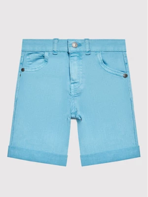 Guess Szorty jeansowe N1RD03 WE620 Niebieski Regular Fit