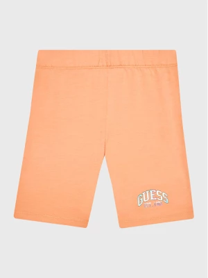 Guess Szorty sportowe J3RD09 J1311 Pomarańczowy Slim Fit