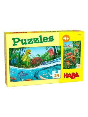 Haba 48-częściowe puzzle "Dinos" - 4+ rozmiar: onesize