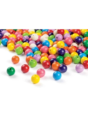 Haba Drewniane koraliki w różnych kolorach - 3+ rozmiar: onesize