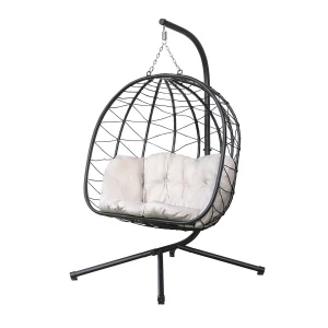Happy Green Wiszący fotel rattanowy Villa Big ,120 x 110 x 200 cm