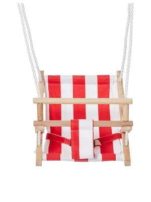 Happy People Huśtawka w kolorze czerwono-białym - 3+ rozmiar: onesize
