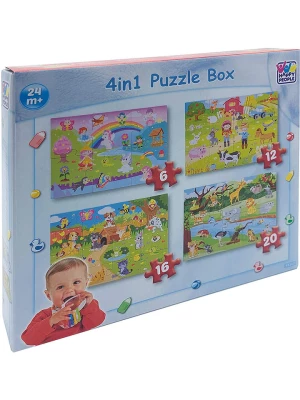 Happy People Puzzle (4 szt.) - 2+ rozmiar: onesize