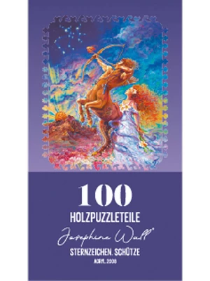 HCM 100-częściowe drewniane puzzle "Zodiac sign Sagittarius" - 12+ rozmiar: onesize
