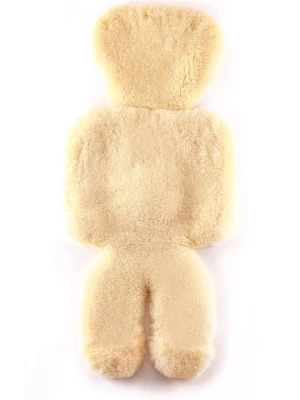 Hofbrucker Nakładka w kolorze beżowym na fotelik - dł. 100 cm rozmiar: onesize