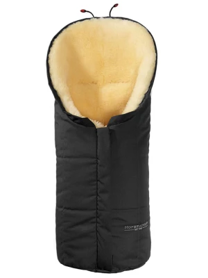 Hofbrucker Śpiworek "Eskimo" w kolorze czarnym - 80 x 34 cm rozmiar: onesize