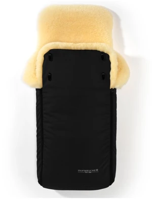 Hofbrucker Śpiworek "Luxus" w kolorze czarnym - 95 x 34 cm rozmiar: onesize