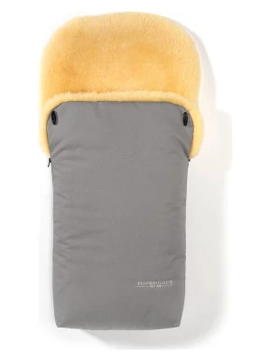 Hofbrucker Śpiworek "Putzi" w kolorze szarym z wełny jagnięcej - 90 x 34 cm rozmiar: onesize