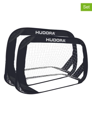 Hudora Bramki piłkarskie (2 szt.) w kolorze czarnym - 4+ rozmiar: onesize