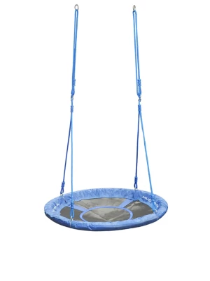 Hudora Huśtawka w kolorze niebiesko-czarnym - Ø 90 cm - 3+ rozmiar: onesize Hudora Huśtawka w kolorze niebiesko-czarnym - Ø 90 cm - 3+ rozmiar: onesize