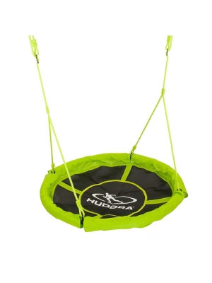 Hudora Huśtawka w kolorze zielono-czarnym - Ø 110 cm - 3+ rozmiar: onesize