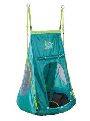 Hudora Huśtawka w kolorze zielonym - Ø 90 cm - 3+ rozmiar: onesize