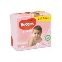 Huggies Chusteczki nawilżane Soft Skin 3 x 56 szt.