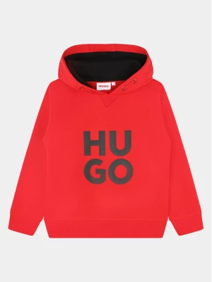 Hugo Bluza G25152 D Czerwony Regular Fit