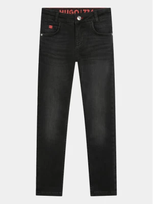 Hugo Jeansy G00050 S Czarny Skinny Fit