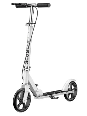 HULAJNOGA DUŻE KOŁA DLA DOROSŁYCH SCOOTER 2 KOŁOWA 20cm SKŁADANA Z HAMULCEM