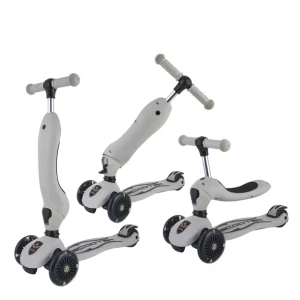 Hulajnoga LED 2w1 SCOOT AN' DRIVE jeździk Szary Hulajnoga LED 2w1 SCOOT AN' DRIVE jeździk Szary