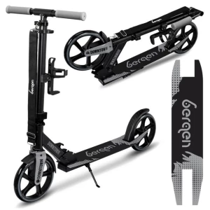 Hulajnoga miejska składana Bergen Downtown dla dzieci duże koła lekka