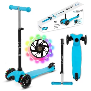 HULAJNOGA TRÓJKOŁOWA balansowa Kidwell UNO Blue niebieska koła LED HULAJNOGA TRÓJKOŁOWA balansowa Kidwell UNO Blue niebieska koła LED