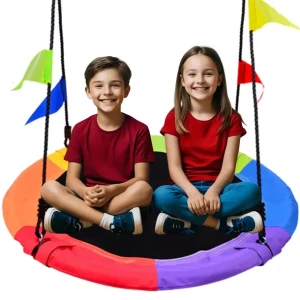 Huśtawka ogrodowa bocianie gniazdo dla dzieci 110 cm