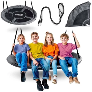 HUŚTAWKA OGRODOWA DUŻA MOCNA BOCIANIE GNIAZDO FOTEL WISZĄCY 120 cm XXL