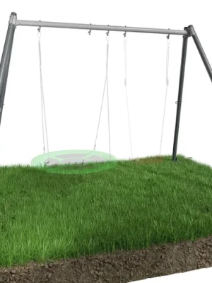 Huśtawka ogrodowa PODWÓJNA gniazdo deska stelaż