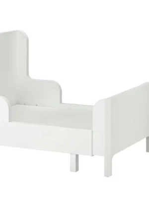 IKEA BUSUNGE Rozsuwana rama łóżka, biały, 80x200cm IKEA BUSUNGE Rozsuwana rama łóżka, biały, 80x200cm