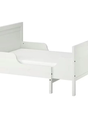 IKEA SUNDVIK Rozsuwana rama łóżka i dno łóżka 80x200 cm biały