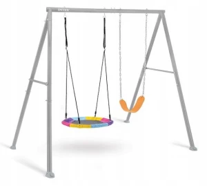 ﻿INTEX 44126 HUŚTAWKA OGRODOWA 2w1 235x254x200cm BOCIANIE GNIAZDO