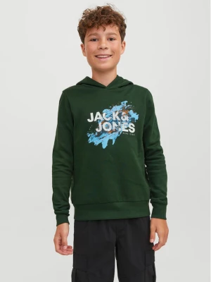 Jack&Jones Junior Bluza 12237210 Zielony Regular Fit