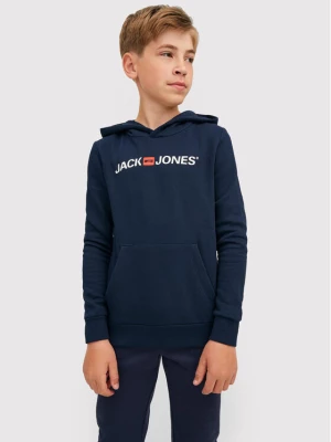 Jack&Jones Junior Bluza Corp Old Logo 12212186 Granatowy Regular Fit
