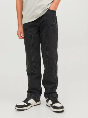 Jack&Jones Junior Jeansy 12242847 Czarny Relaxed Fit