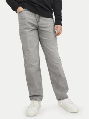 Jack&Jones Junior Jeansy Chris 12251577 Szary Relaxed Fit