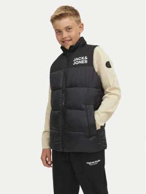 Jack&Jones Junior Kamizelka Toby 12236914 Czarny Regular Fit