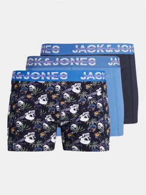 Jack&Jones Junior Komplet 3 par bokserek Havana 12250356 Granatowy