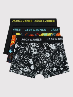 Jack&Jones Junior Komplet 3 par bokserek Sugar 12189220 Czarny