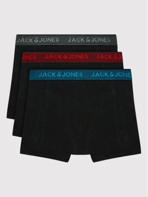 Jack&Jones Junior Komplet 3 par bokserek Waistband 12203513 Czarny