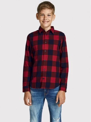 Jack&Jones Junior Koszula Gingham 12183050 Czerwony Regular Fit