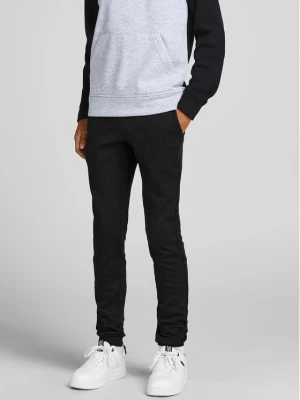 Jack&Jones Junior Spodnie dresowe Basic 12190406 Czarny Regular Fit