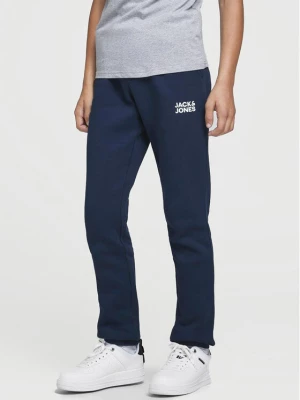 Jack&Jones Junior Spodnie dresowe Gordon 12257312 Granatowy Slim Fit